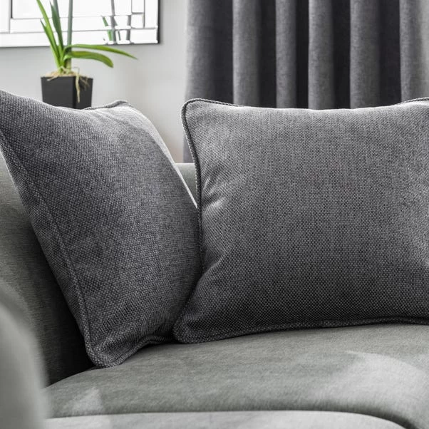 Luxury Collection Oxford Grey Chenille Cushion - Image 4