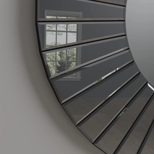 Dunelm Round Smoked Wall Mirror, 65cm - Image 2