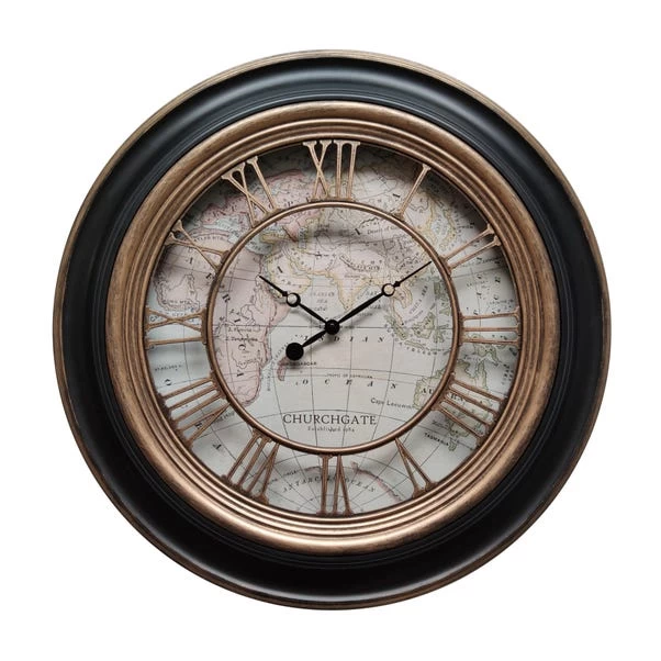 Dunelm Antique Map Clock 55cm - Image 2