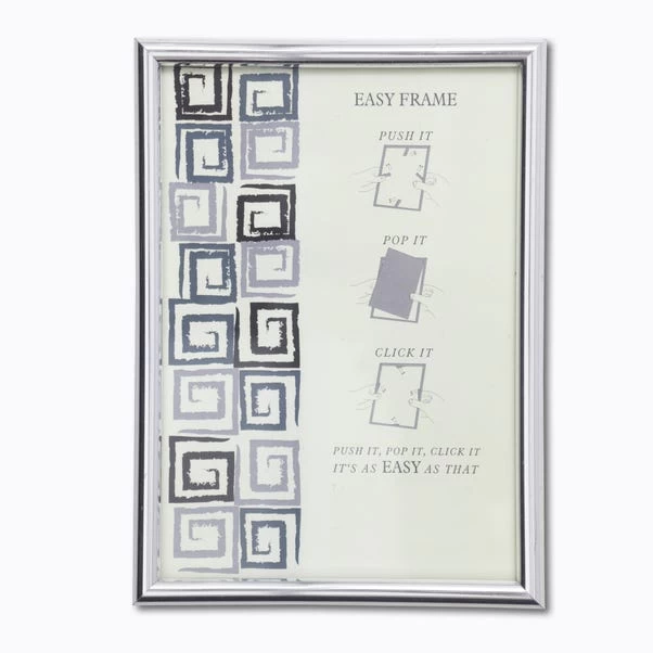 Dunelm Chrome Easy Photo Frame 16" X 12" (40cm X 30cm)