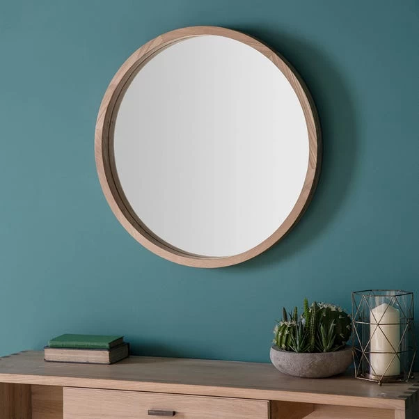 Cedar & Sage Madison Round Wall Mirror, 70cm