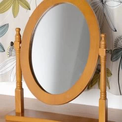 Seconique Contessa Dressing Table Mirror, Natural 57x48cm