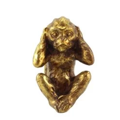 Dunelm Hear No Evil Resin Monkey Ornament