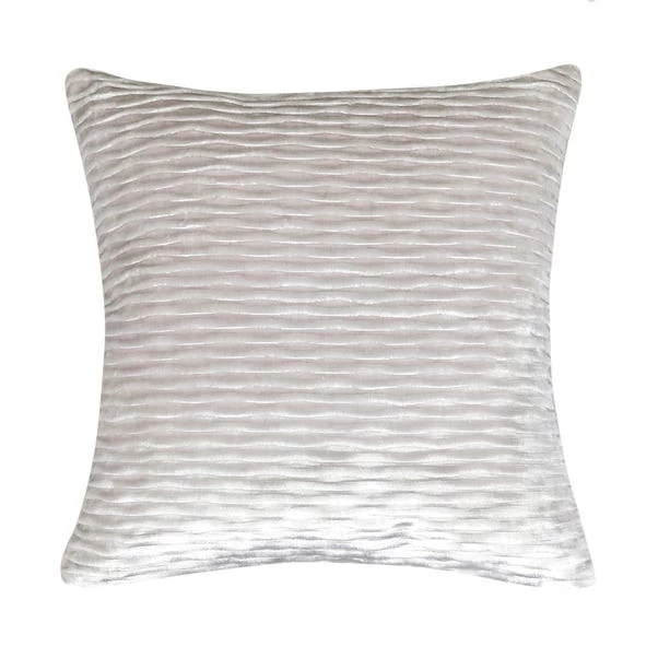 Dunelm Pleated Velvet Cushion Cover