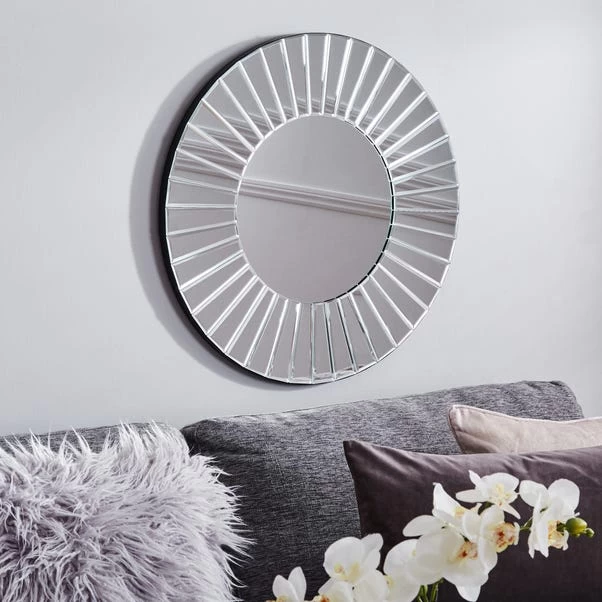 Dunelm Round Wall Mirror, 65cm
