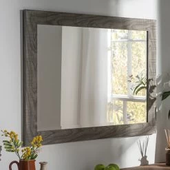 Yearn Mirrors Yearn Framed Leaner Mirror 168x76cm Grey