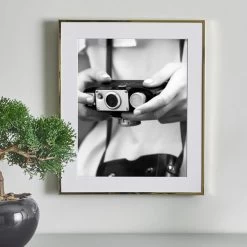 Dunelm Skinny Gold Edge Frame 8" X 10" (20cm X 25cm)