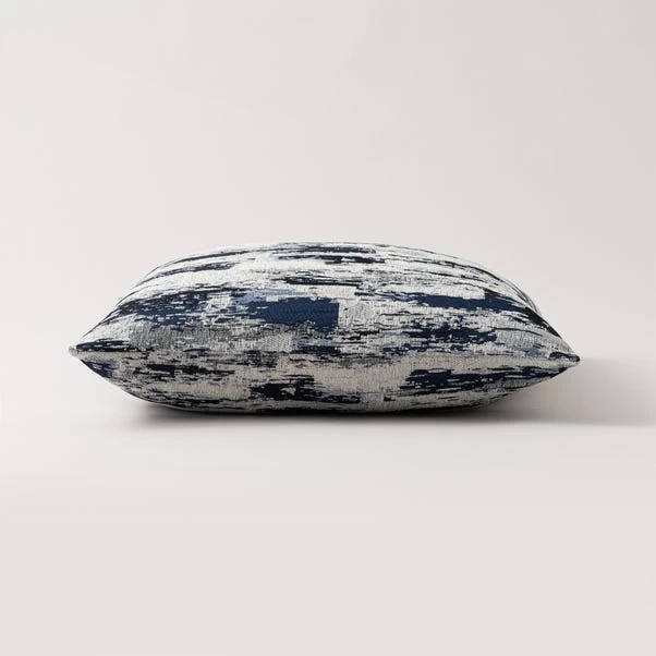 Dunelm Abstract Blue Global Cushion - Image 2