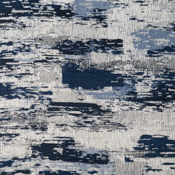 Dunelm Abstract Blue Global Cushion - Image 3