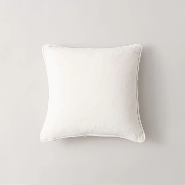 Dunelm Clara Cotton Velvet Square Cushion