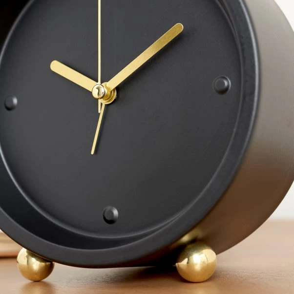 Dunelm Gold Alarm Clock - Image 2