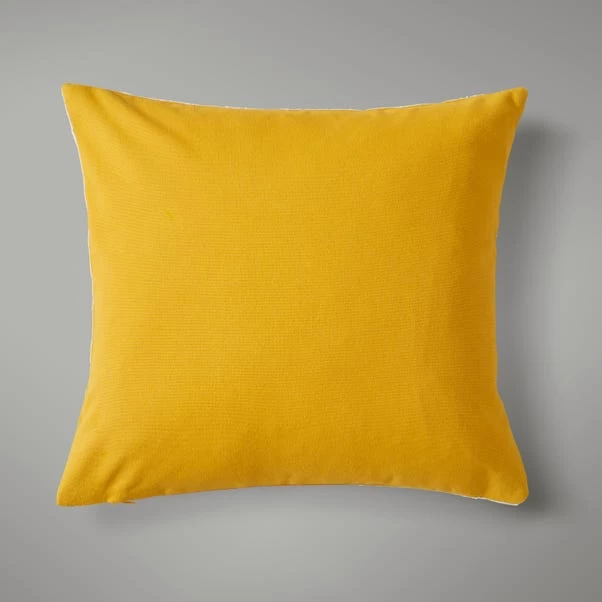 Dunelm Geo Crewel Navy Cushion Cover - Image 3