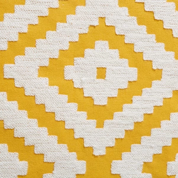 Dunelm Geo Crewel Navy Cushion Cover - Image 5