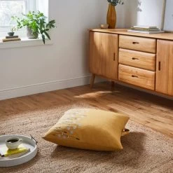 Dunelm Scandi Floral Floor Cushion