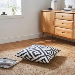 Dunelm Geo Crewel Floor Cushion