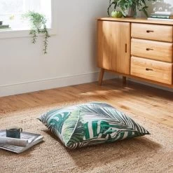Dunelm Palm Print Floor Cushion