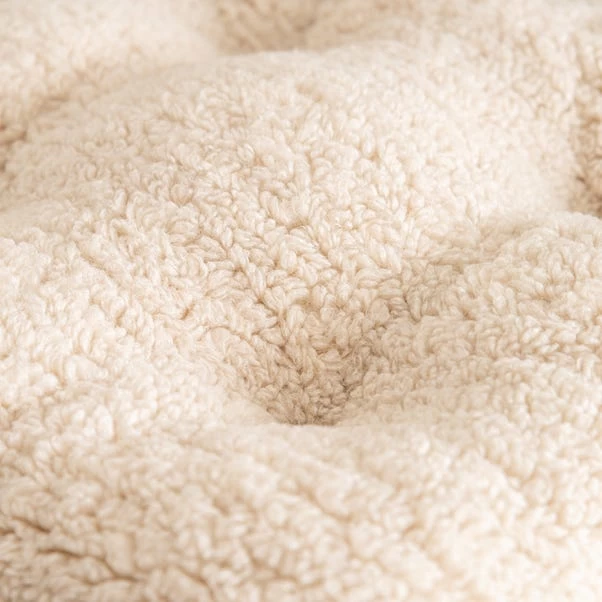 Dunelm Faux Shearling Seat Pad - Image 3