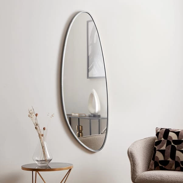 Dunelm Pebble Wall Mirror, 120x45cm