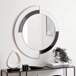 Dunelm Curves Round Wall Mirror 90cm