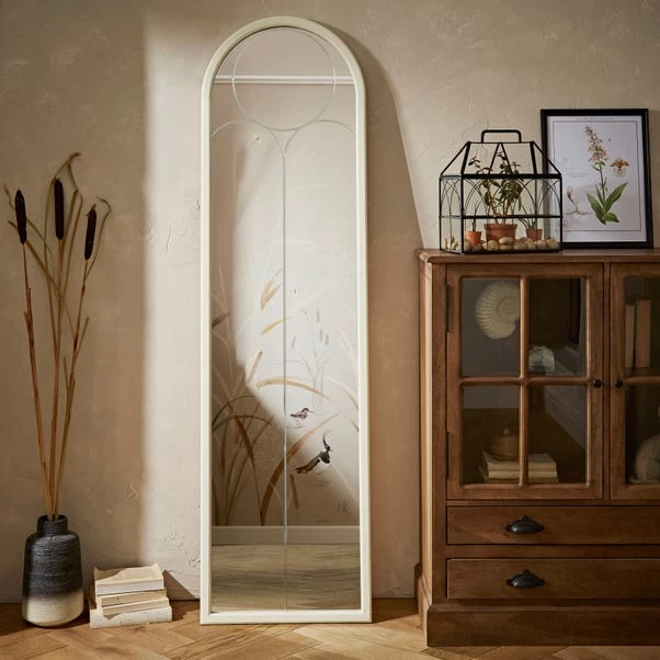 Natural History Museum Window Leaner Mirror, 180x50cm