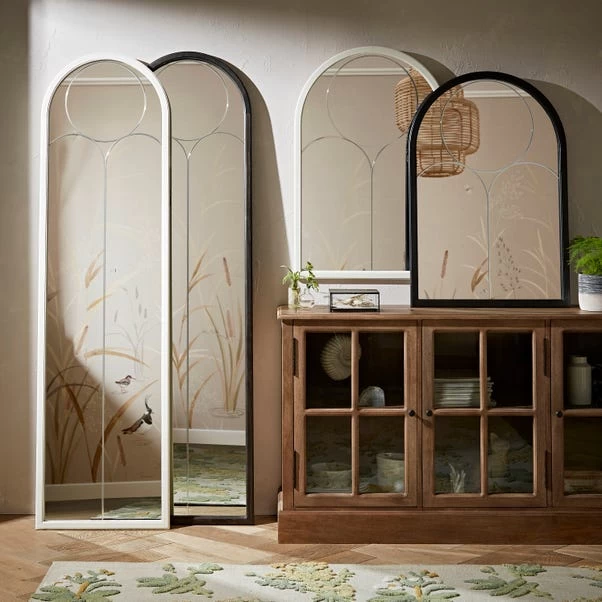 Natural History Museum Window Leaner Mirror, 180x50cm - Image 5