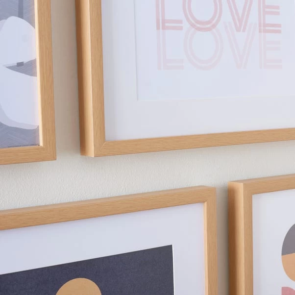 Dunelm Pack Of 7 Essentials Gallery Photo Frame - Image 2