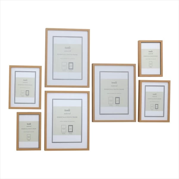 Dunelm Pack Of 7 Essentials Gallery Photo Frame - Image 3