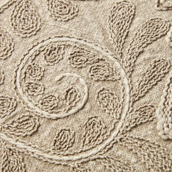 Churchgate Hemington Washed Embroidered Cushion - Image 4