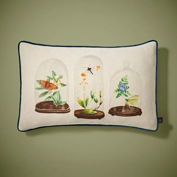 Natural History Museum Cloches Boudoir Cushion - Image 6