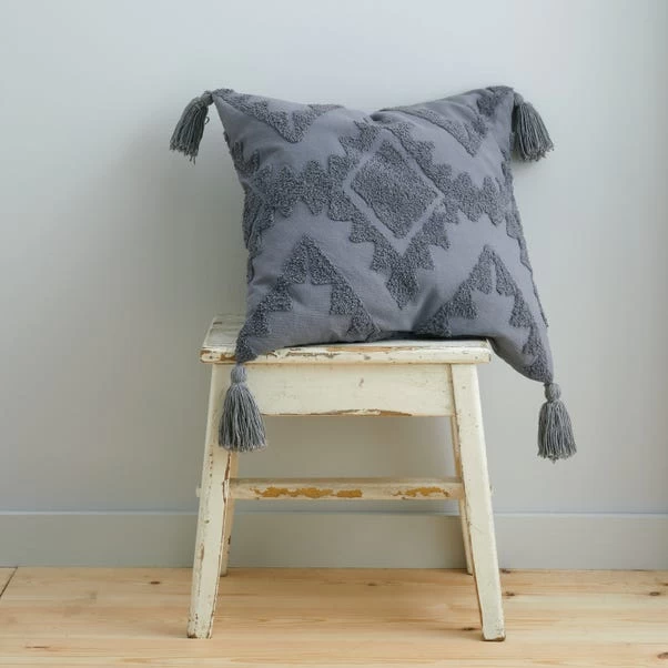 Pineapple Elephant Imani Tufted Cotton Cushion