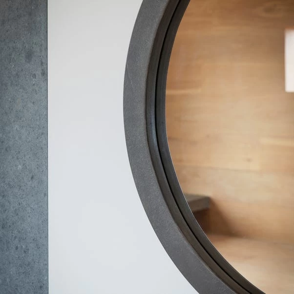 Cedar & Sage Nikon Round Wall Mirror, 61cm - Image 2