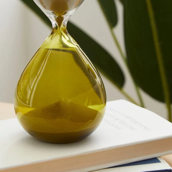 Elements Sculpted Green Sand Timer - Image 2