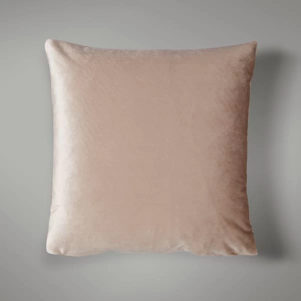 Dunelm Peacock Sequin Champagne Cushion - Image 2