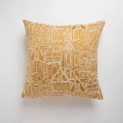 Dunelm Jacquard Houses Cushion