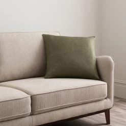 Dunelm Barkweave Square Cushion