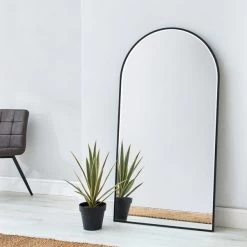 Dunelm Apartment Arch Leaner Mirror, 75x145cm