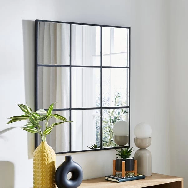Dunelm Apartment Window Mirror, 85x70cm
