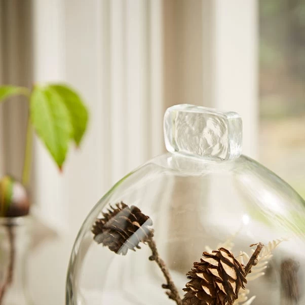 Dunelm Black Mango Wood Cloche - Image 3