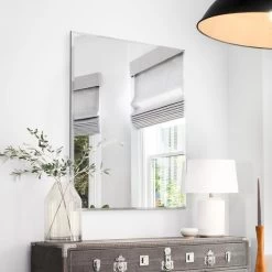 Dunelm Frameless Rectangle Venetian Wall Mirror 100x70cm