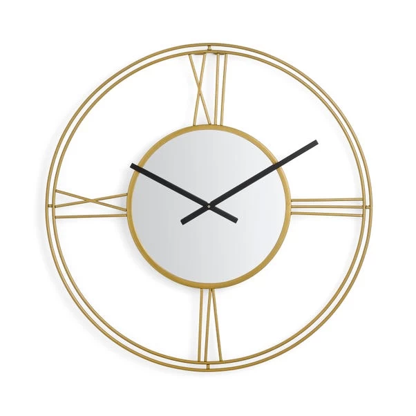 Dunelm Indoor Outdoor Luxe Gold Clock 60cm - Image 5