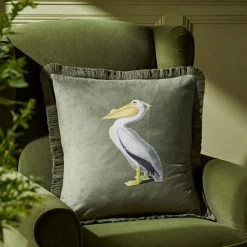 Natural History Museum Pelican Cushion