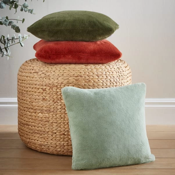 Dunelm Adeline Faux Fur Cushion Cover - Image 4