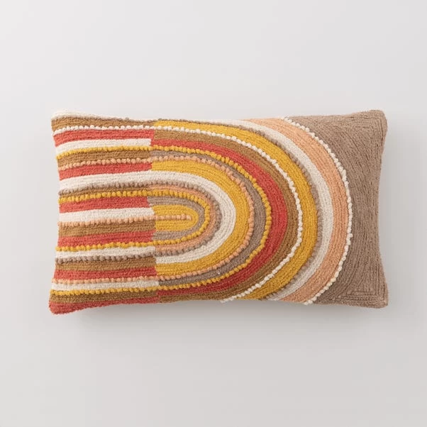 Dunelm Artisan Rainbow Cushion - Image 2