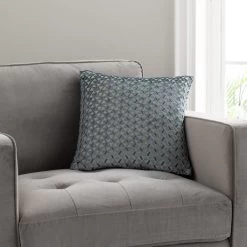 Dunelm Cut Velvet Mini Triangles Cushion