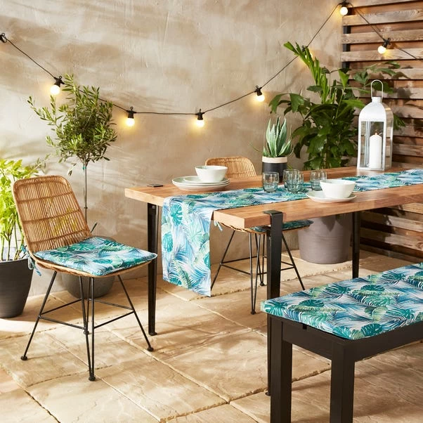 Dunelm Tropical Bench Pad 45cm X 116cm - Image 2