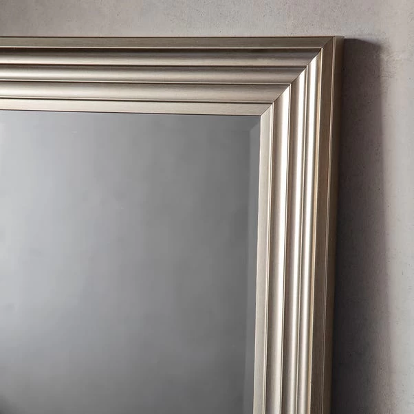 Cedar & Sage Jennings Leaner Mirror, Silver 76x155cm - Image 3