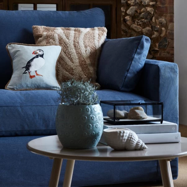 Natural History Museum Shore Seaweed Natural Cushion Cover - Image 6