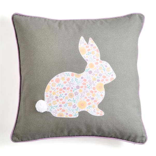 Dunelm Easter Bunny Printed Cushion 43x43 - Image 3