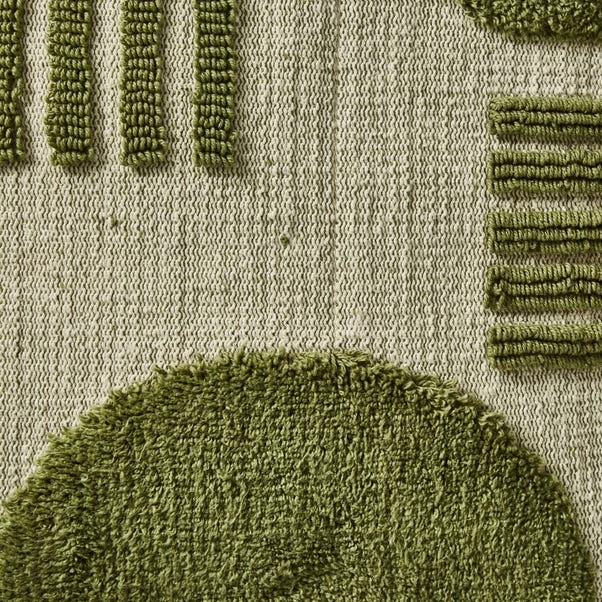 Dunelm Circular Knit Abstract Cushion - Image 5