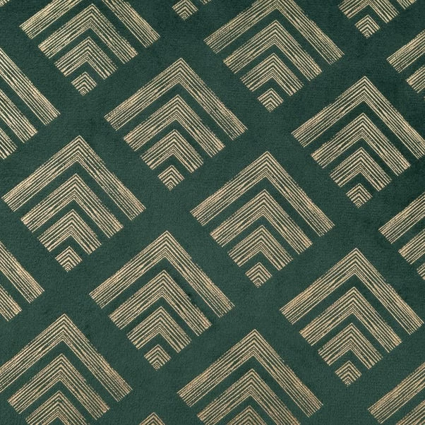 Dunelm Velvet Geo Foil Cushion Cover - Image 4